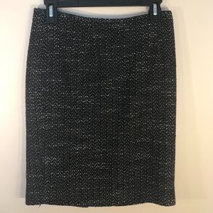 Calvin Klein Tweed Pencil Skirt Size 4 Petite
